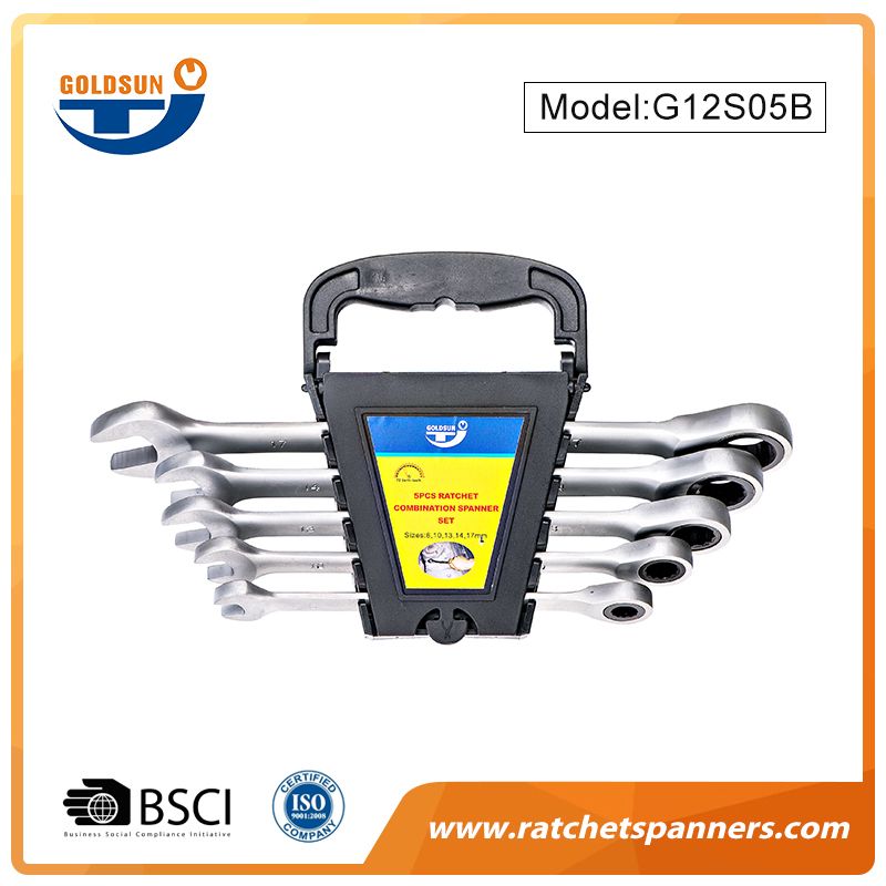 5pcs 래칫 스패너 세트